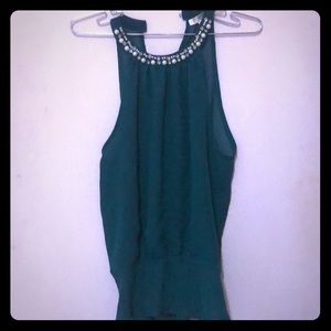 Dark green blouse